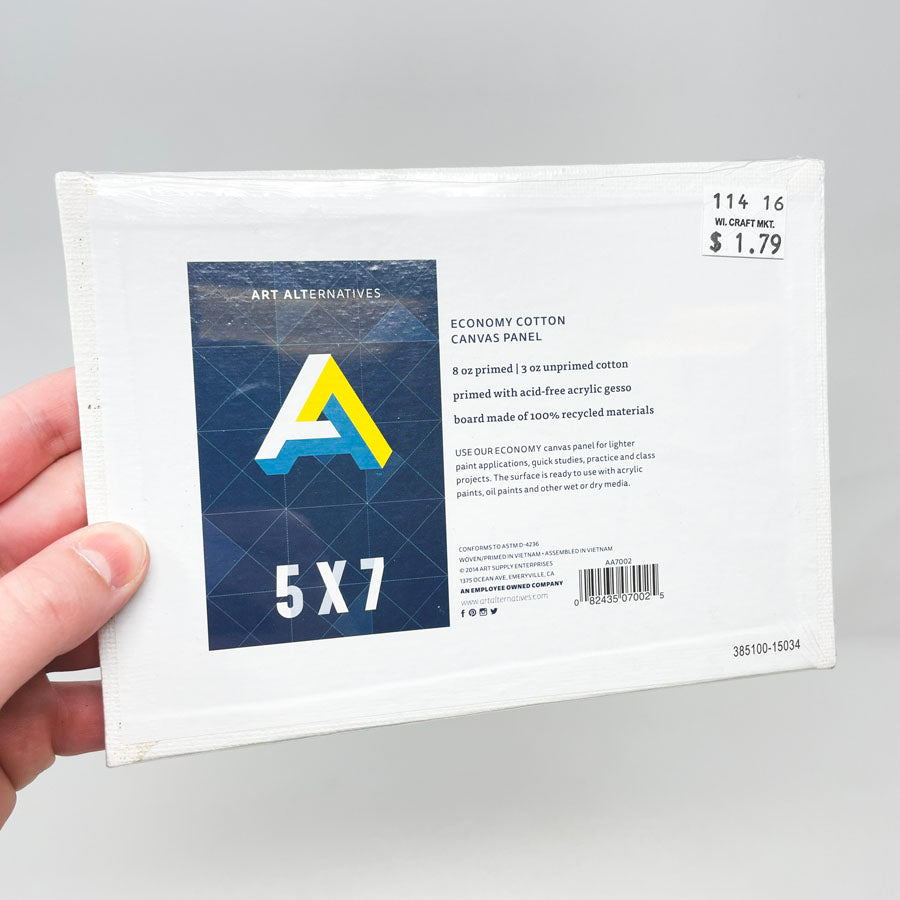 5" x 7" Art Alternatives Canvas Panel