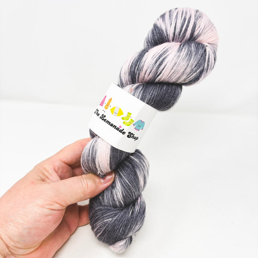 The Lemonade Shop Yarn – Cashmere Lux Sock – I Love My Dog