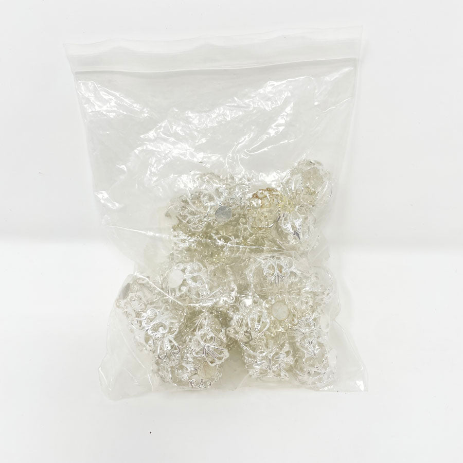 Silver Tone Cuff Ring Base Bag