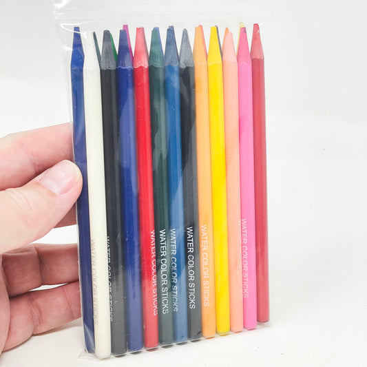 Set of 24 Watercolor Sticks (Brand Unknown)