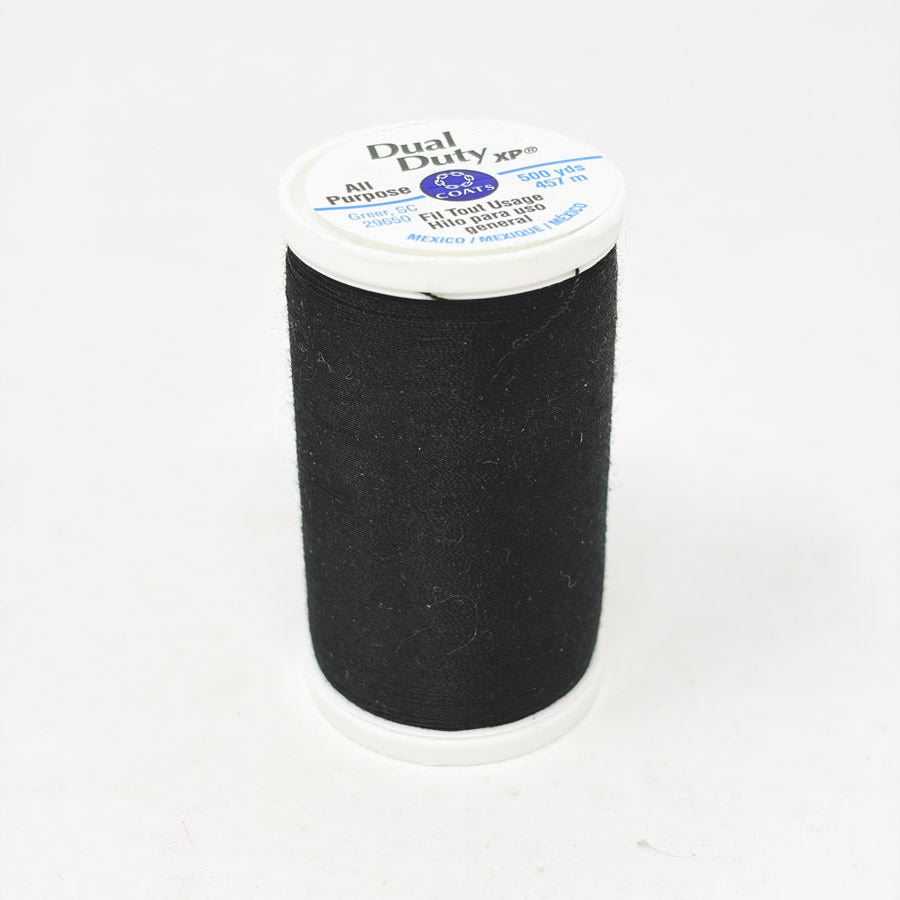 Coats & Clark Dual Duty Black 900 Thread 500 yd