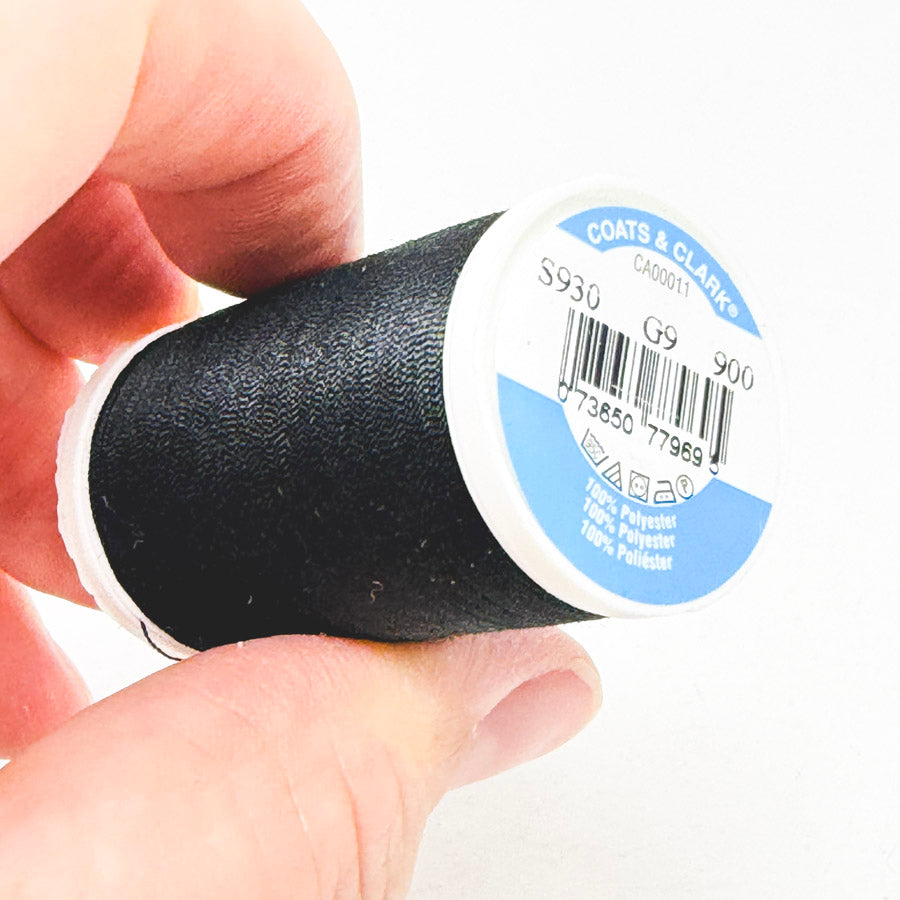 Coats & Clark Dual Duty Black 900 Thread 500 yd