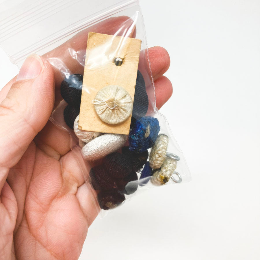 Small Bag of Upholstered Buttons