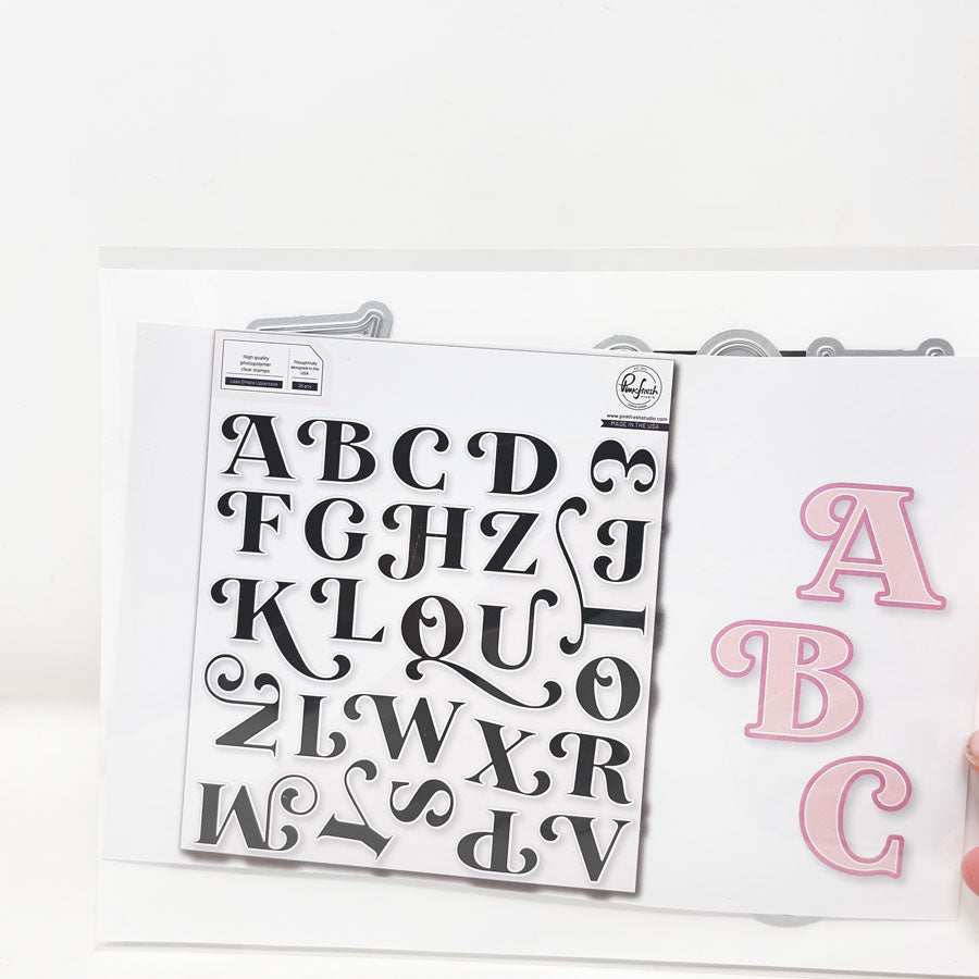 Word & Alphabet Cutting Dies - Pinkfresh - Pick a Design