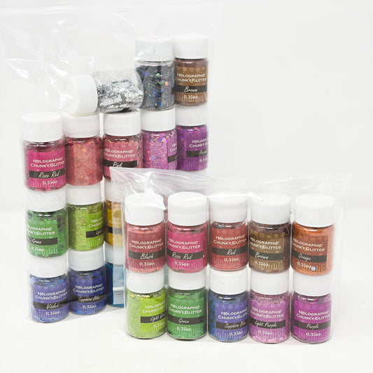 Trilez Holographic Chunky Glitter Bundle (1)