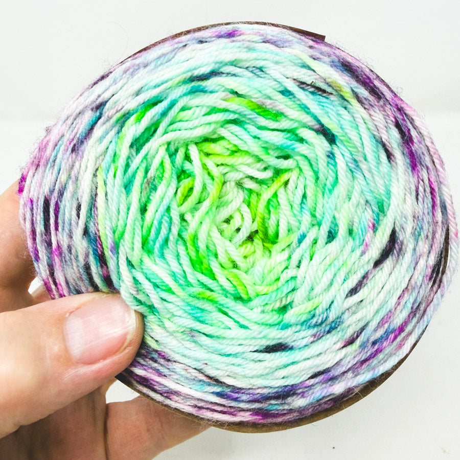 Variegated Wool/Nylon Blend Yarn Cakes (1)
