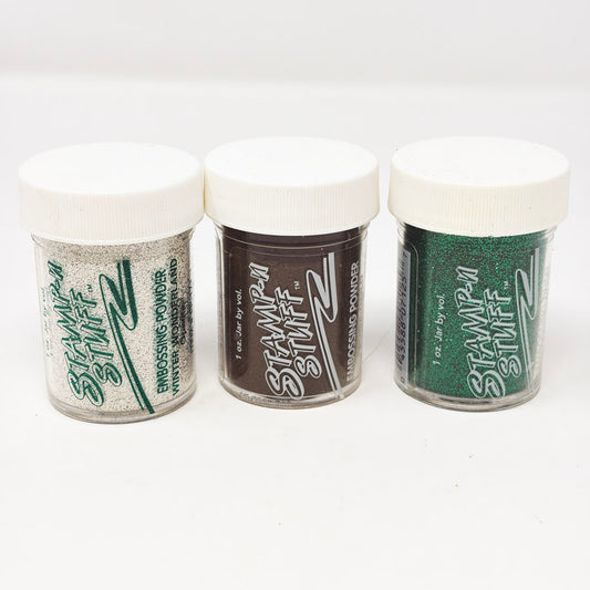 Stamp-n-Stuff Embossing Powder & Tinsel