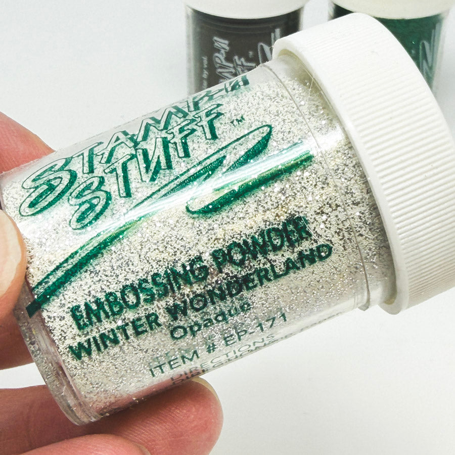 Stamp-n-Stuff Embossing Powder & Tinsel