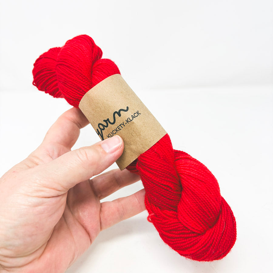 Red Sock Yarn - No Label