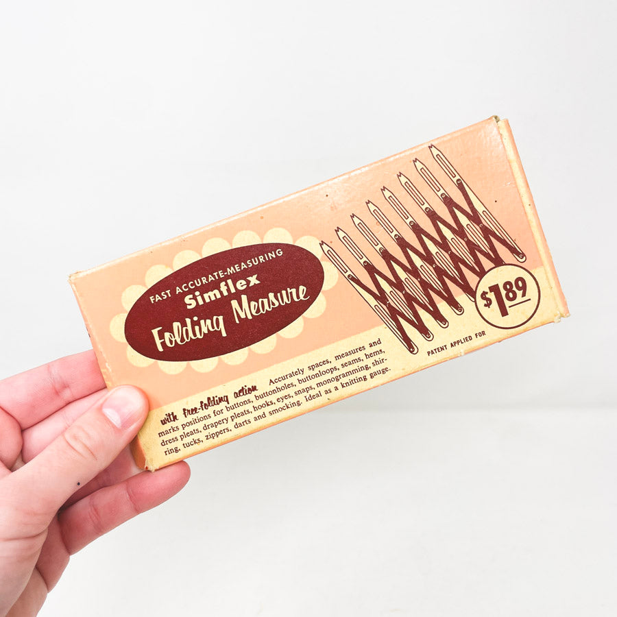 Vintage Simflex Folding Measure
