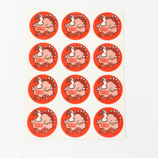 Turkey/Spice - 1980s Trend Scratch & Sniff Stinky Stickers - Full Sheet