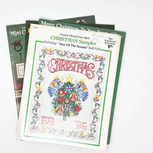 Vintage Cross Stitch Pattern - 1980s - Christmas Bundle 2 (5)