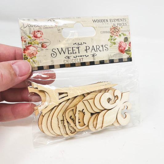 Dovecraft Sweet Paris Wooden Elements