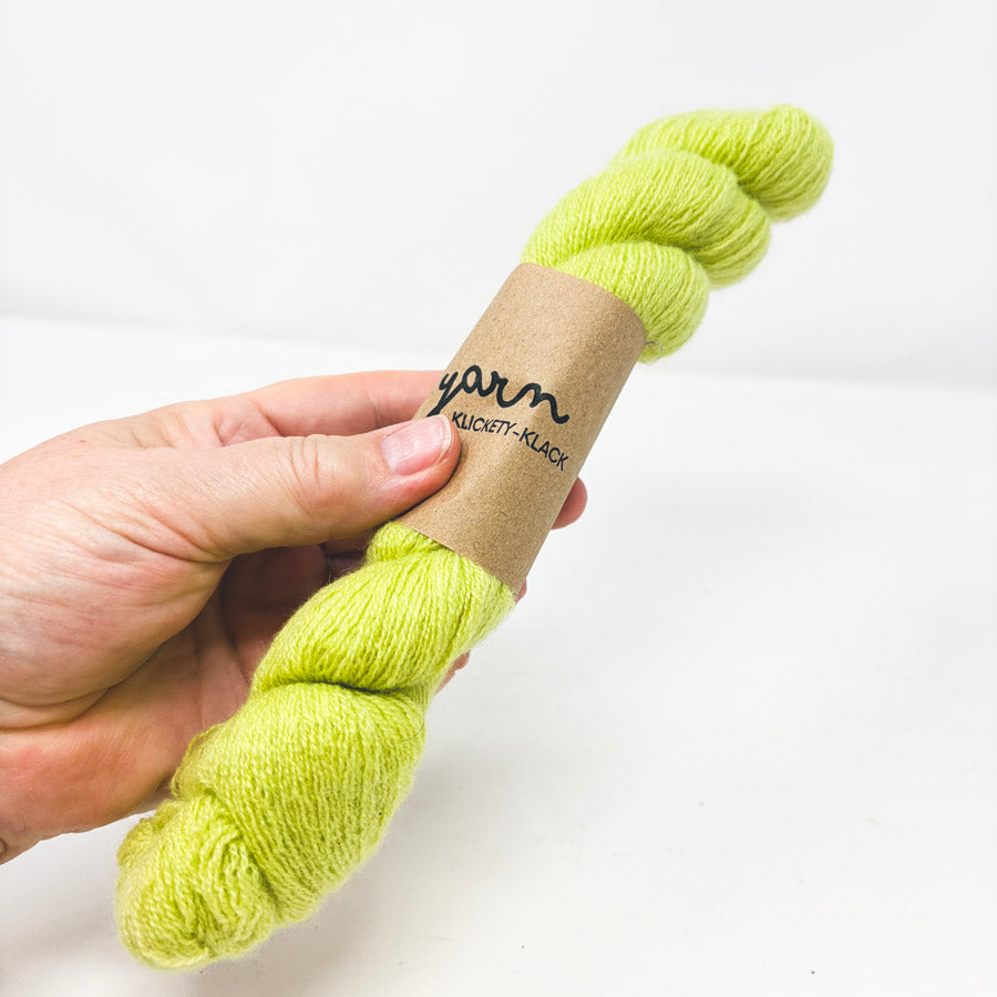 Lime Green Superfine Yarn - No Label