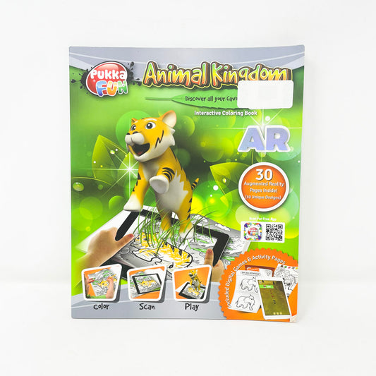 Animal Kingdom Interactive Coloring Book