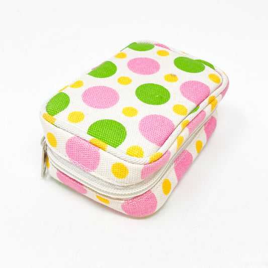 Polka Dot Bag of Glass Bead Sorting Vials