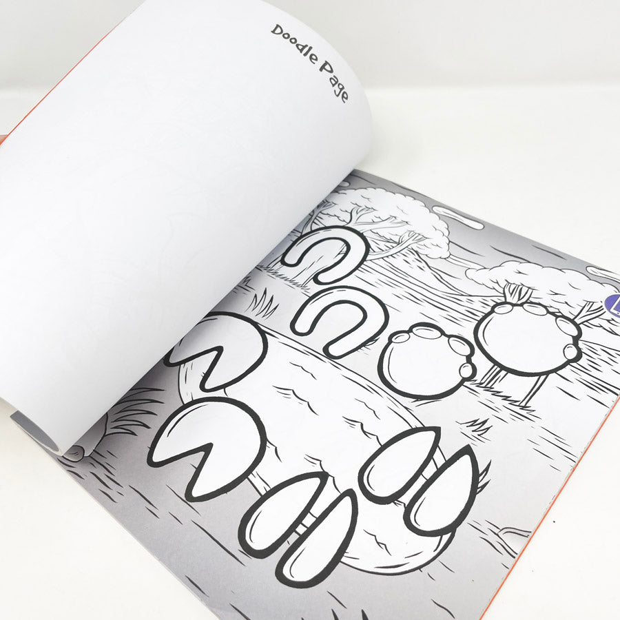 Animal Kingdom Interactive Coloring Book
