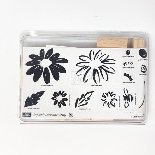 Definitely Decorative Daisy - Stampin' Up Wood Stamp Set