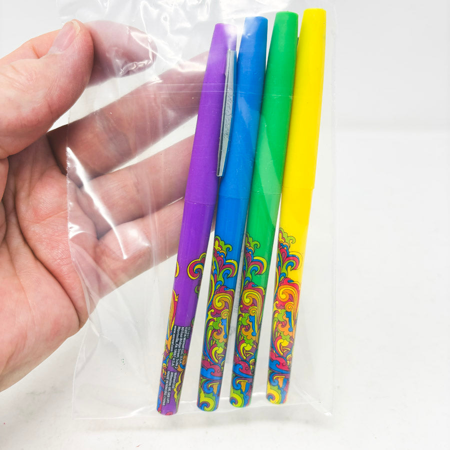 Four Felt Tip Pens