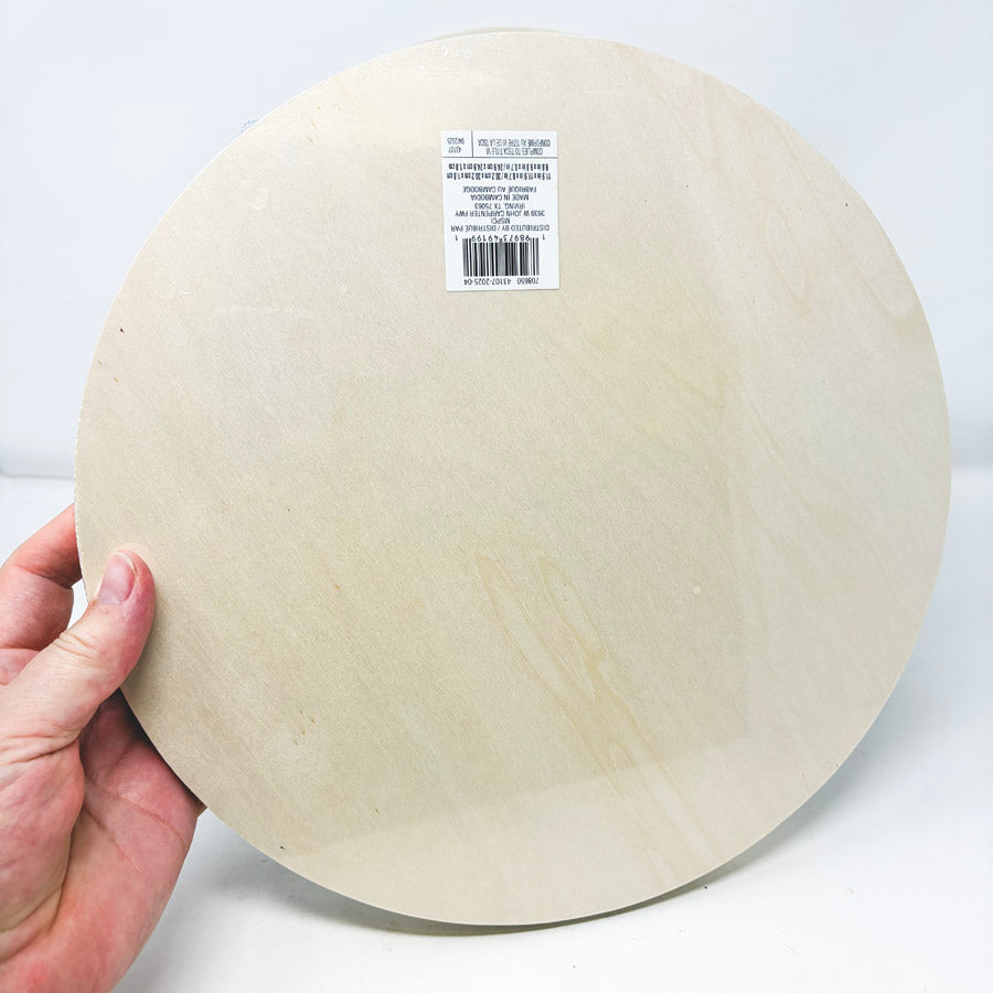 Make Market Round Wood Trays
