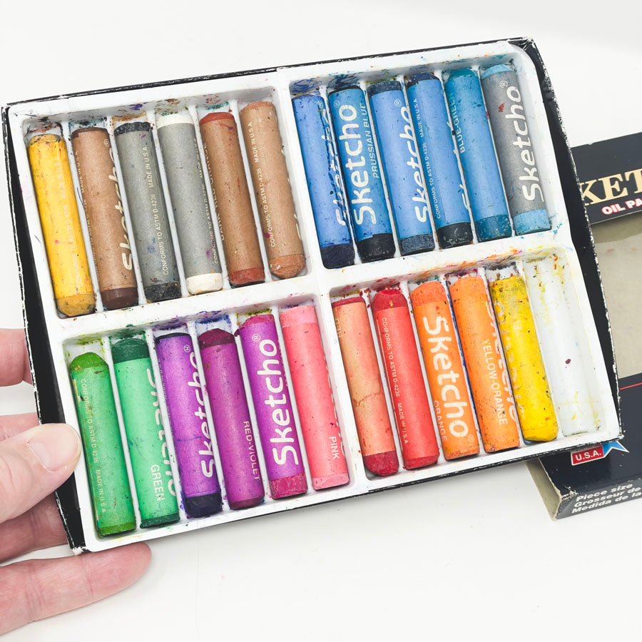 Prang Sketcho Oil Pastel Crayons Set