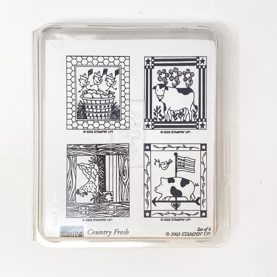 Country Fresh - Stampin' Up Wood Stamp Set
