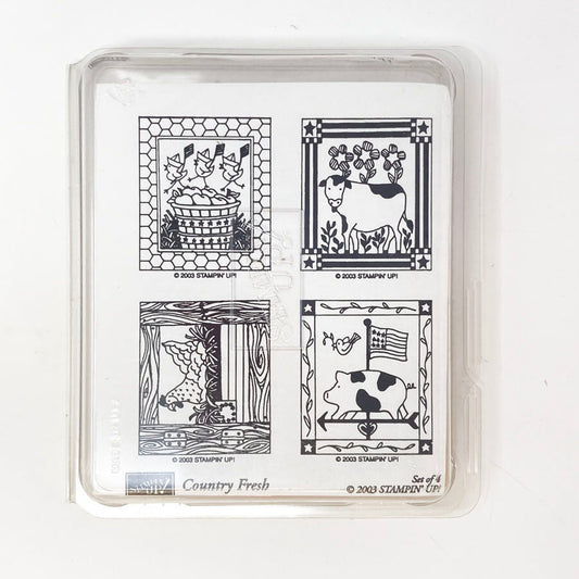 Country Fresh - Stampin' Up Wood Stamp Set