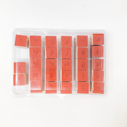 Stampin' Up Alphabet Wood Stamp Set