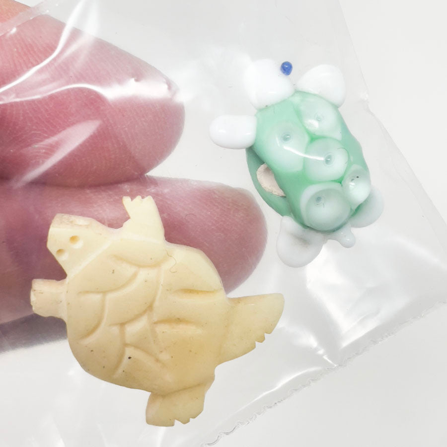 Two Turtle Beads