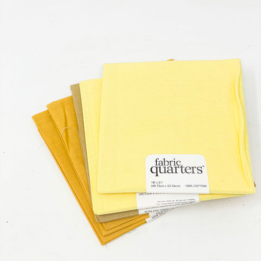 Yellows Fabric Quarters Bundle