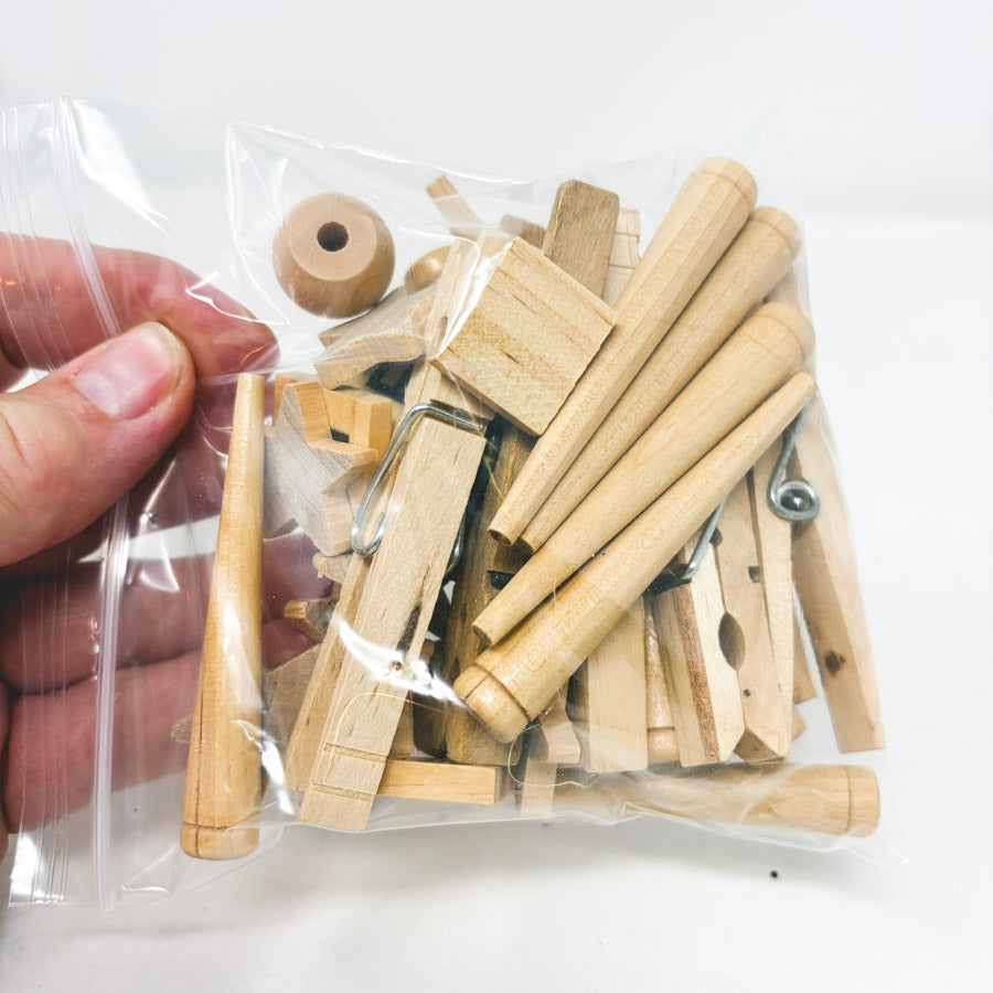 Bundle of Assorted Wood Things