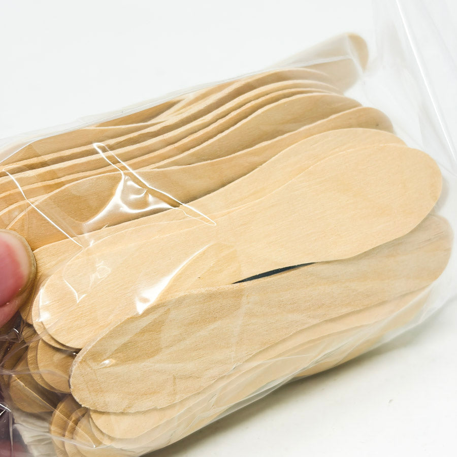 Bundle of Wood Ice Cream Spoons