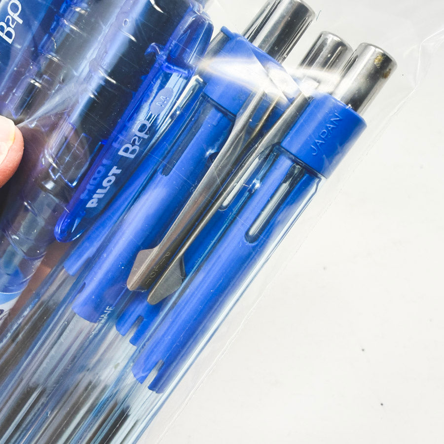 Bundle of Blue Ballpoint Pens