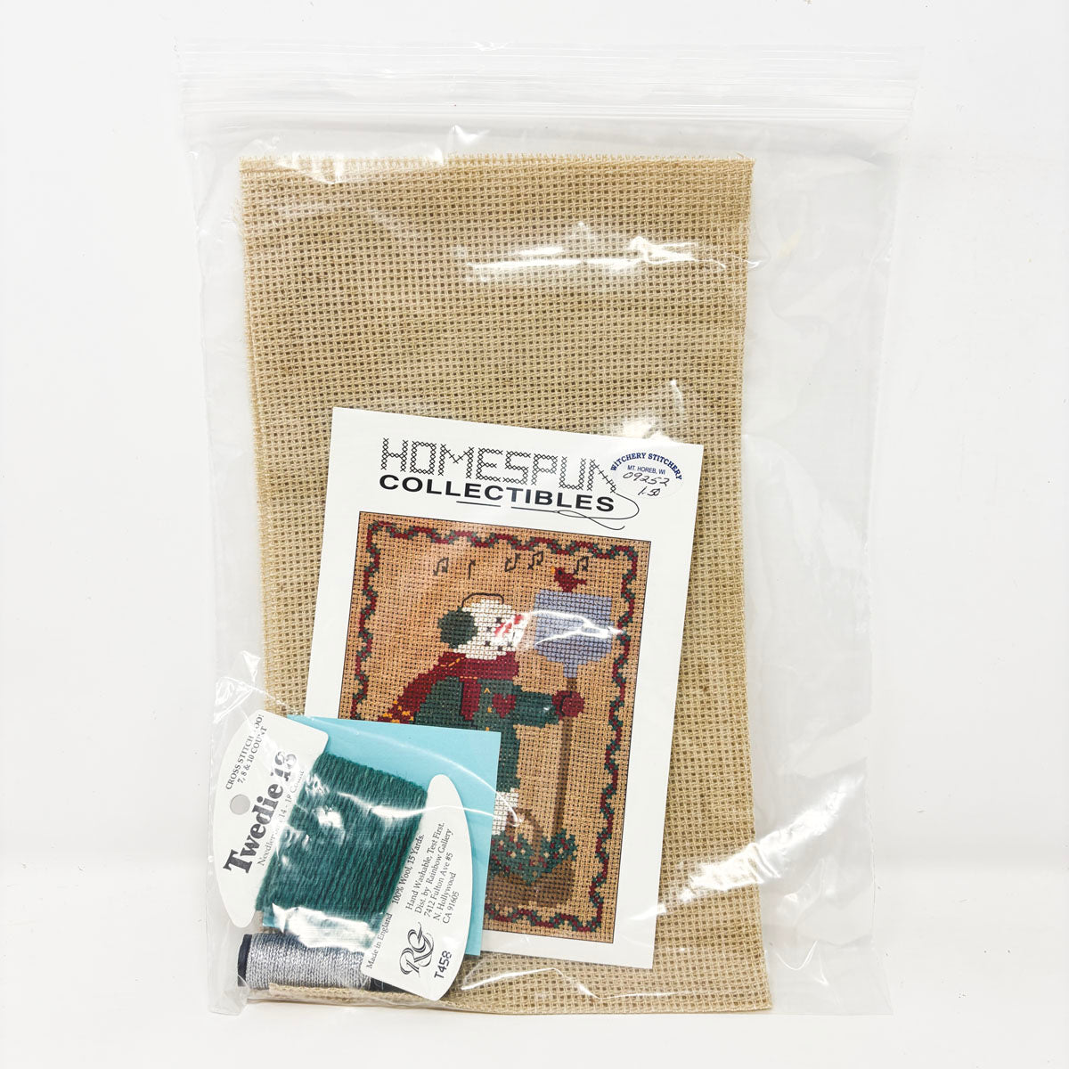 Homespun Collectables- Snowman Cross Stitch Kit