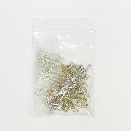 Silver & Brass Eye Pin/Ear Wire Mix Bundle