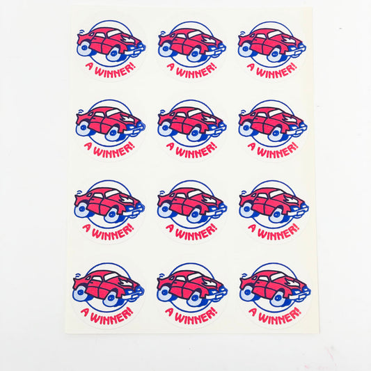 Gasoline - 1980s Trend Scratch & Sniff Stinky Stickers - Full Sheet