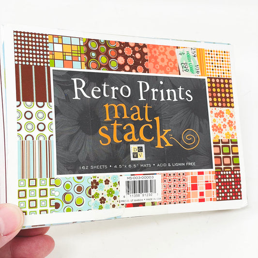 Retro Prints Mat Paper Stack - 4.5" x 6.5"