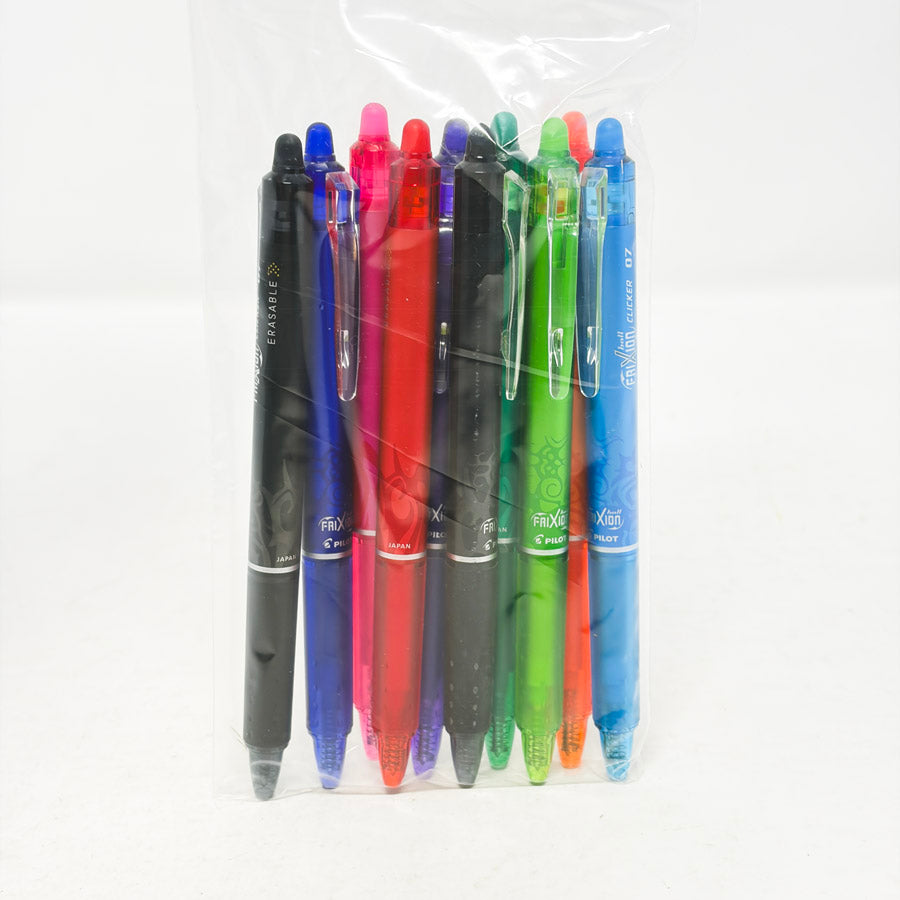 Pilot FriXion Clicker Erasable Gel Ink Pens (10)
