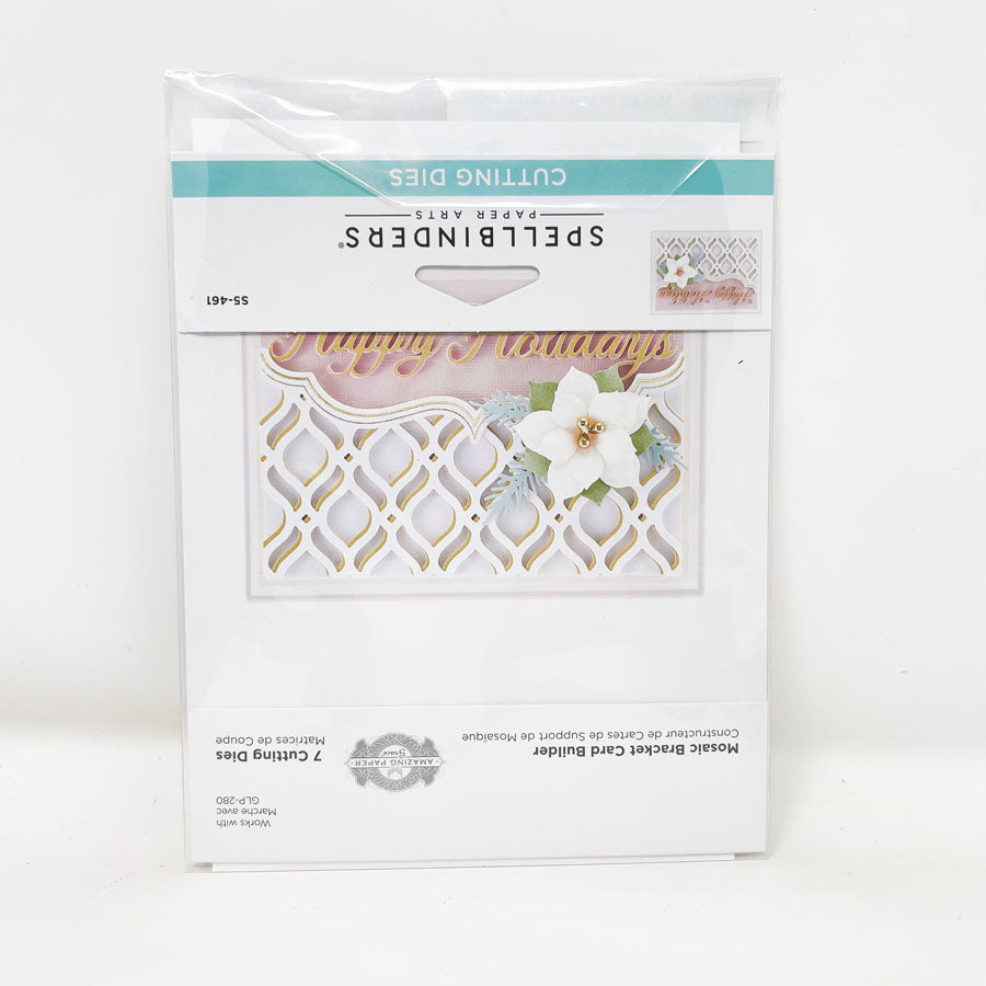 Mosaic Bracket Card Builder - Spellbinders Cutting Die