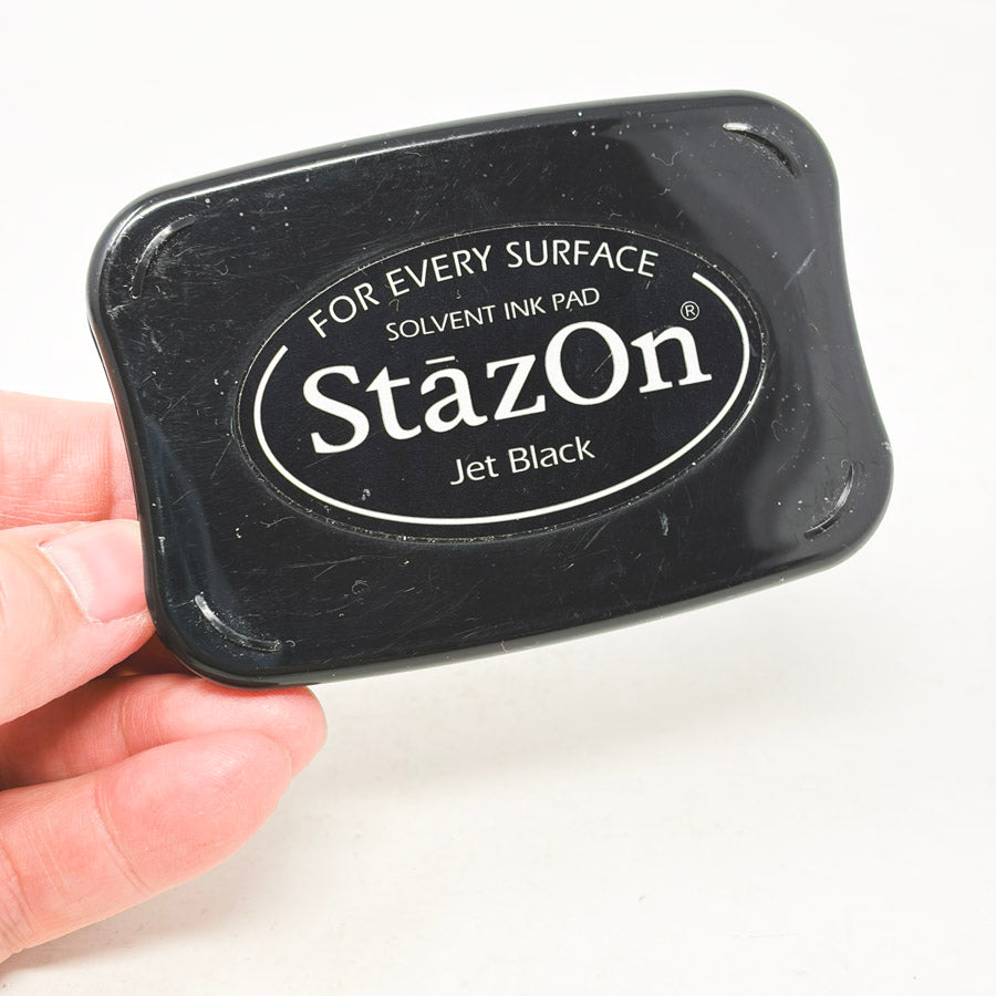 StazOn Solvent Ink Pad - Jet Black