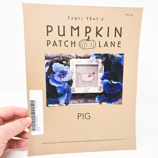 Pig - Pumpkin Patch Lane – Cross Stitch Pattern by Fanci That