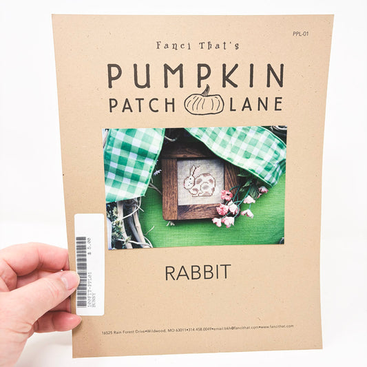 Rabbit - Pumpkin Patch Lane – Cross Stitch Pattern by Fanci That