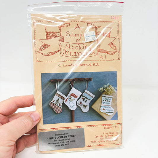 Pine Needles- A Sample of Stocking Ornaments