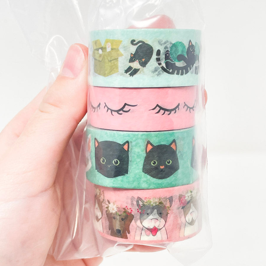 Furry Friends Washi Tape Bundle