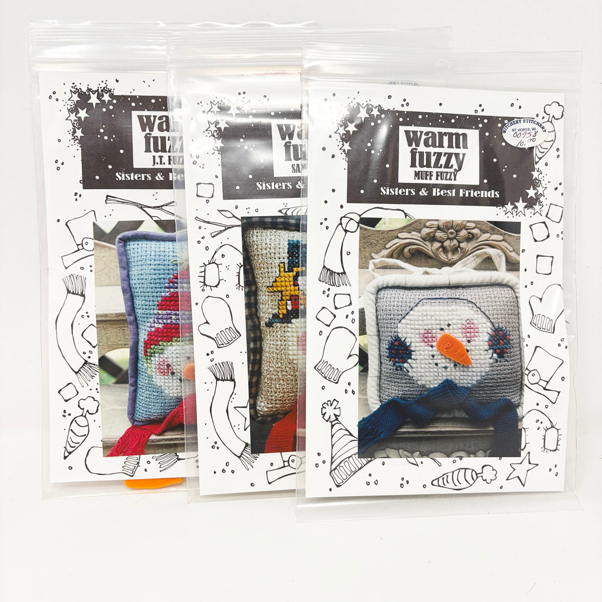 Sisters & Best Friends-Warm fuzzy Pillow Pattern- You Choose