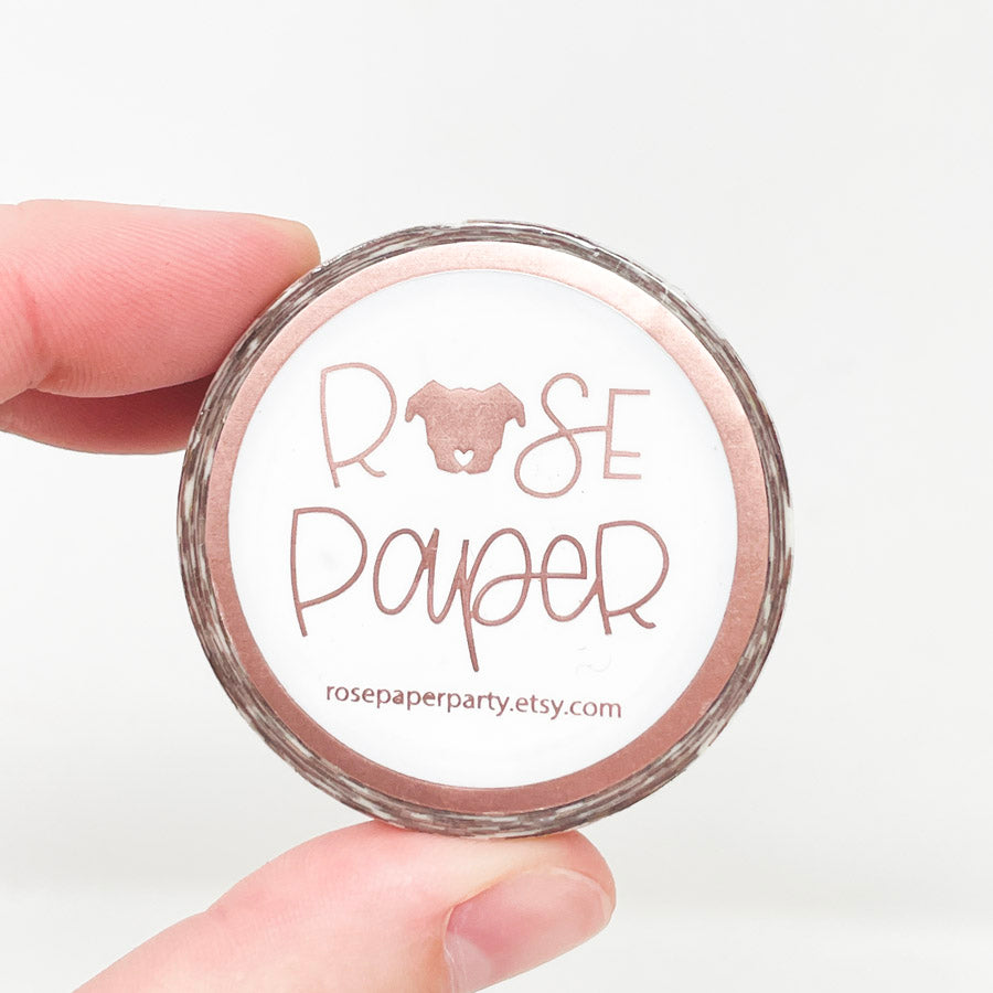 Rose Paper Salty Pretzel Washi Tape Roll