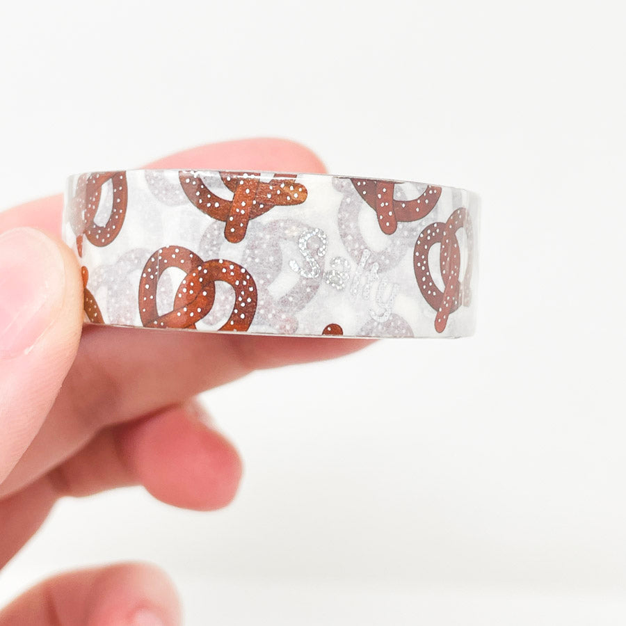Rose Paper Salty Pretzel Washi Tape Roll