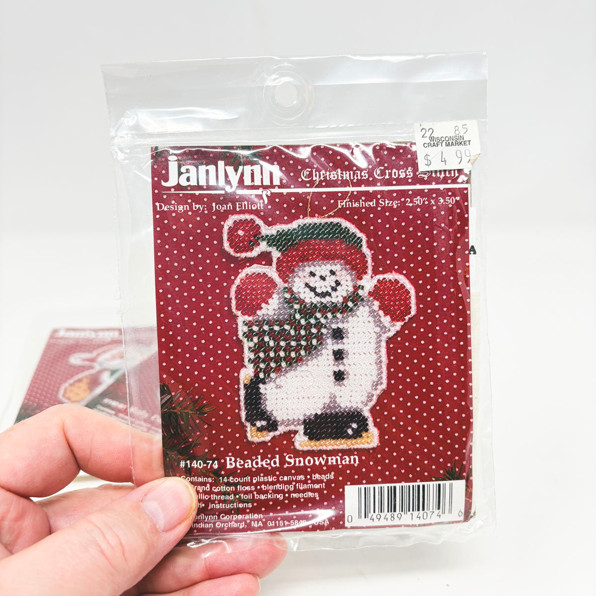 Janlynn: Christmas Cross Stitch Ornament Kit- You Choose