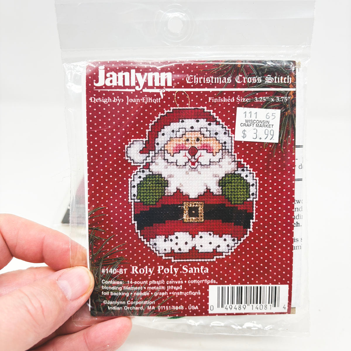 Janlynn: Christmas Cross Stitch Ornament Kit- You Choose