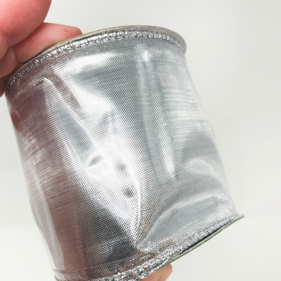 Silver Wire Edge Renaissance Ribbon and Trim